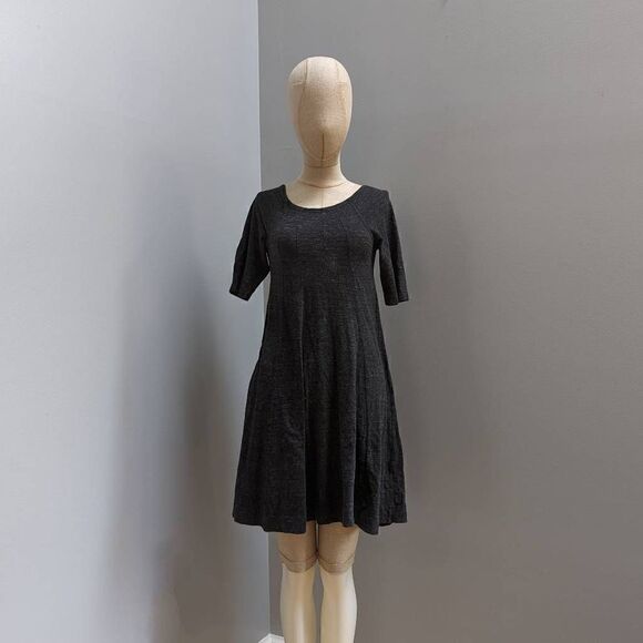 Ganni Gray Shirt Dress - Picture 1 of 9